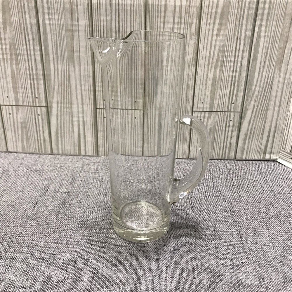 Vintage CLear Glass Martini/ Cocktail Pitcher.